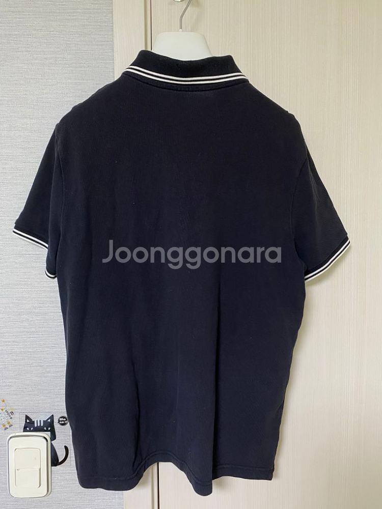 [S] 몽클레어 pk 카라 반팔 블랙--1