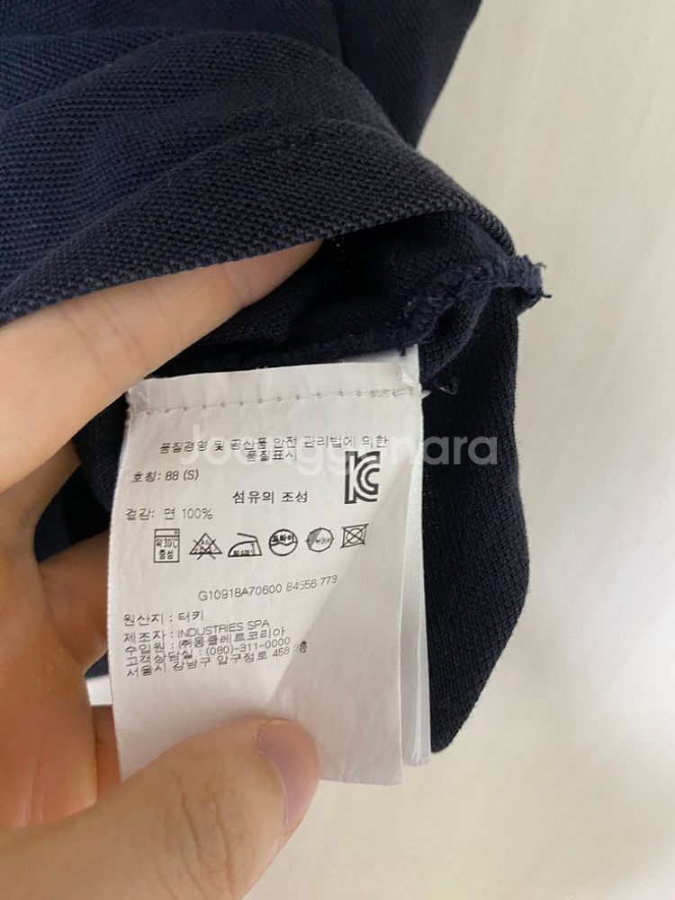 [S] 몽클레어 pk 카라 반팔 블랙--5