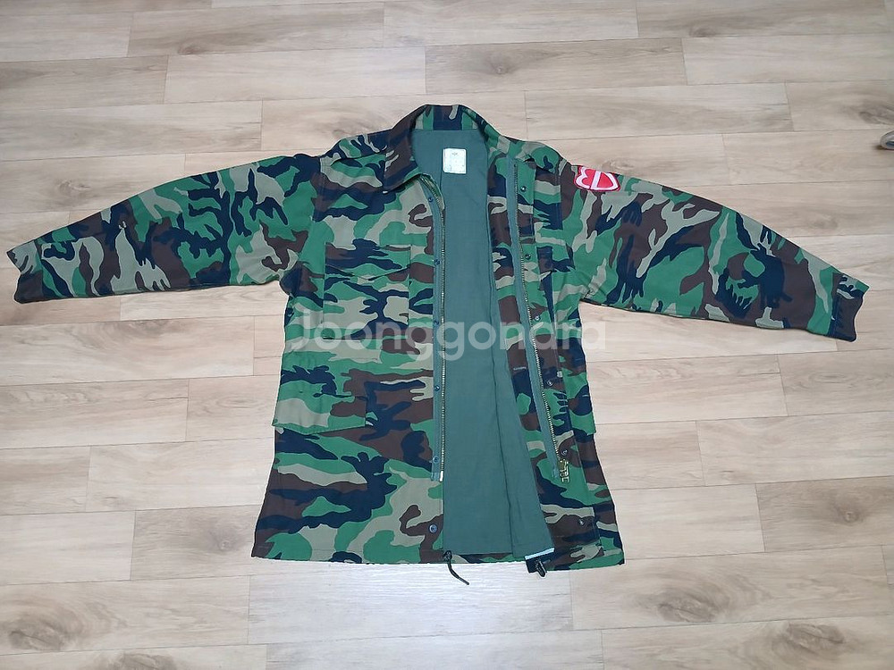 군대 밀리터리 수집 얼룩무늬 구형 전투복 수통모자벨트--5