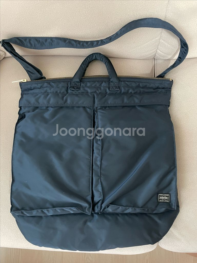 PORTER 헬멧백 네이비(L) 사이즈 팝니다--1