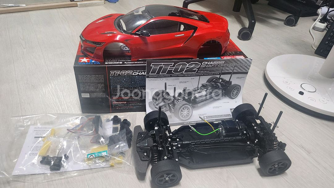 타미야 TT02 RC카 NSX 무주행--0