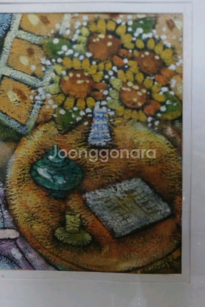 유화 생각하는 여인 앤틱 인테리어--1
