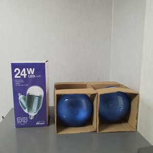 500W 조명등 2개와 LED 램프 RF semi 24