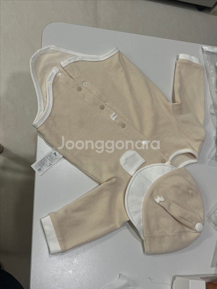 에뜨와 바디수트 모자 세트 6m--3