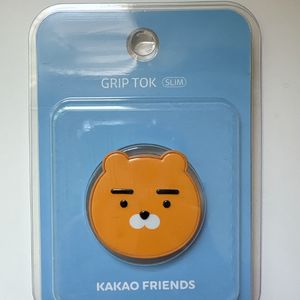 [새제품,미사용] 카카오프렌즈 라이언 슬림 그립톡