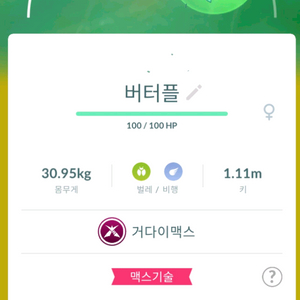 포켓몬고 거다이맥스 버터플 판매