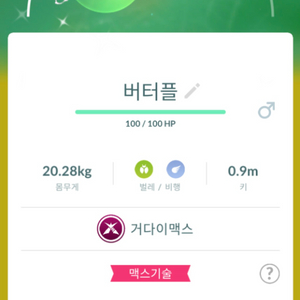 포켓몬고 거다이맥스 이로치 버터플 판매