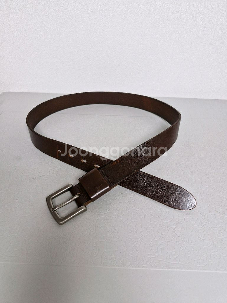 GIORDANO 통가죽벨트 정품--5