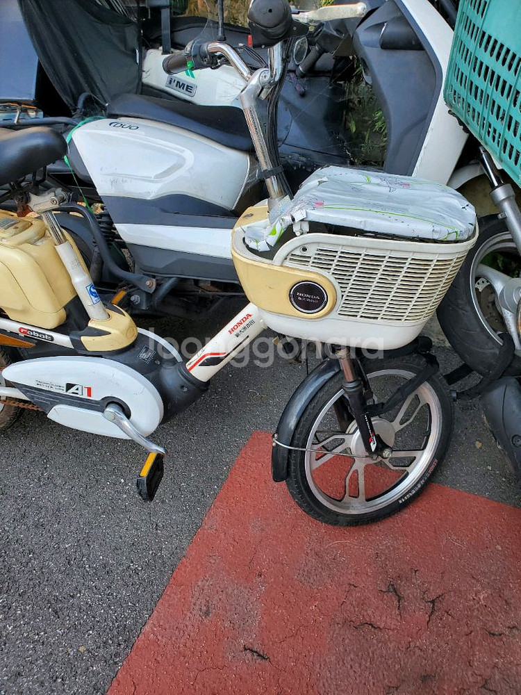 혼다 전기자전거--0