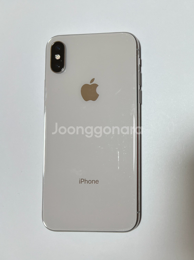 아이폰X 실버 64gb 배터리효율 100--0