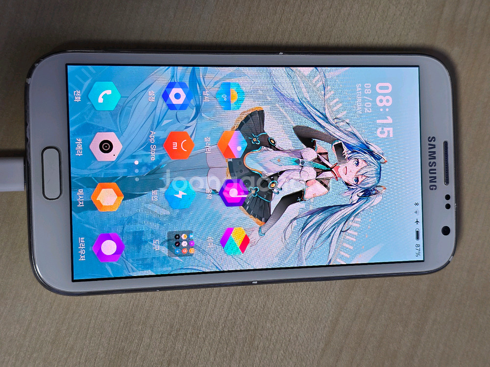 갤럭시 노트2 MIUI 8 하츠네 미쿠 테마--0