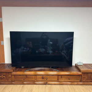 원목 TV 거실장