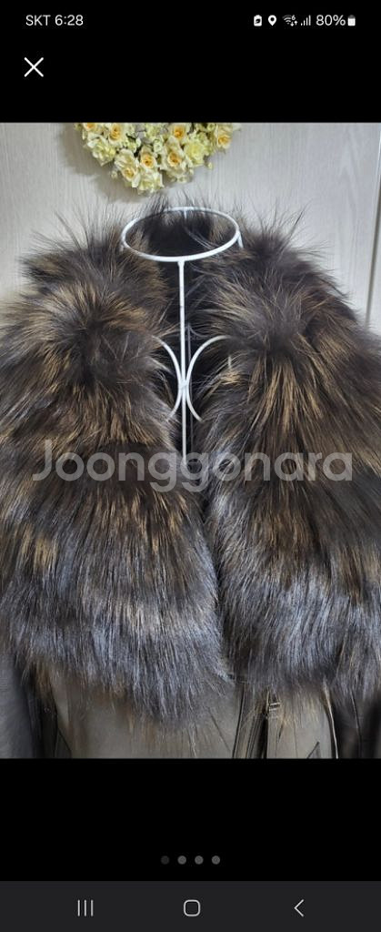 카시바디 와이드폭스 양가죽무스탕(새상품)--0