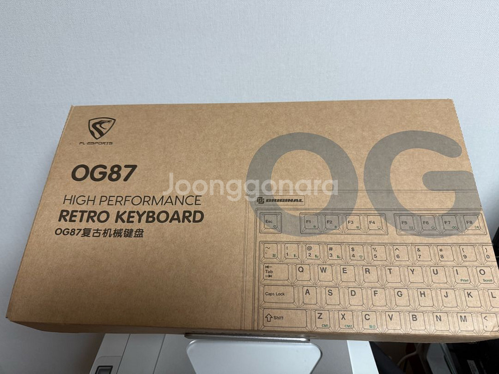 FL ESPORTS OG87 레트로 게이밍 키보드--0