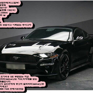 신차와 같은 중고차 [포드]머스탱쿠페 주인을 찾습니다.