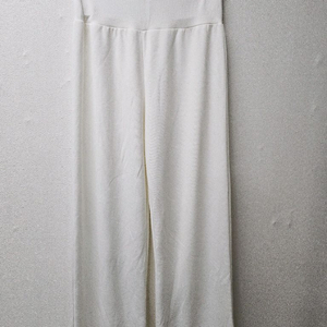 화이트 와이드 밴딩 팬츠 S