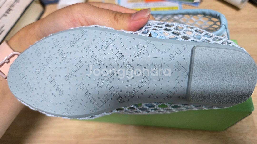 유아 꺌랑 매쉬 플랫슈즈 190--1