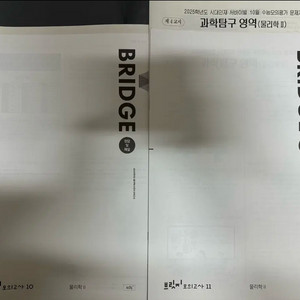 25 시대인재 물2 브릿지 10,11, 10월례 3회분
