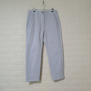 더한섬마인 MINE 수술 스티치 데님 팬츠 사이즈 64