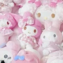 빈티지고전마이멜로디마멜카페에이프런마스코트인형키링--0