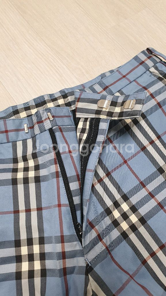 버버리 블랙라벨 체크 바지 79(30)사이즈--3