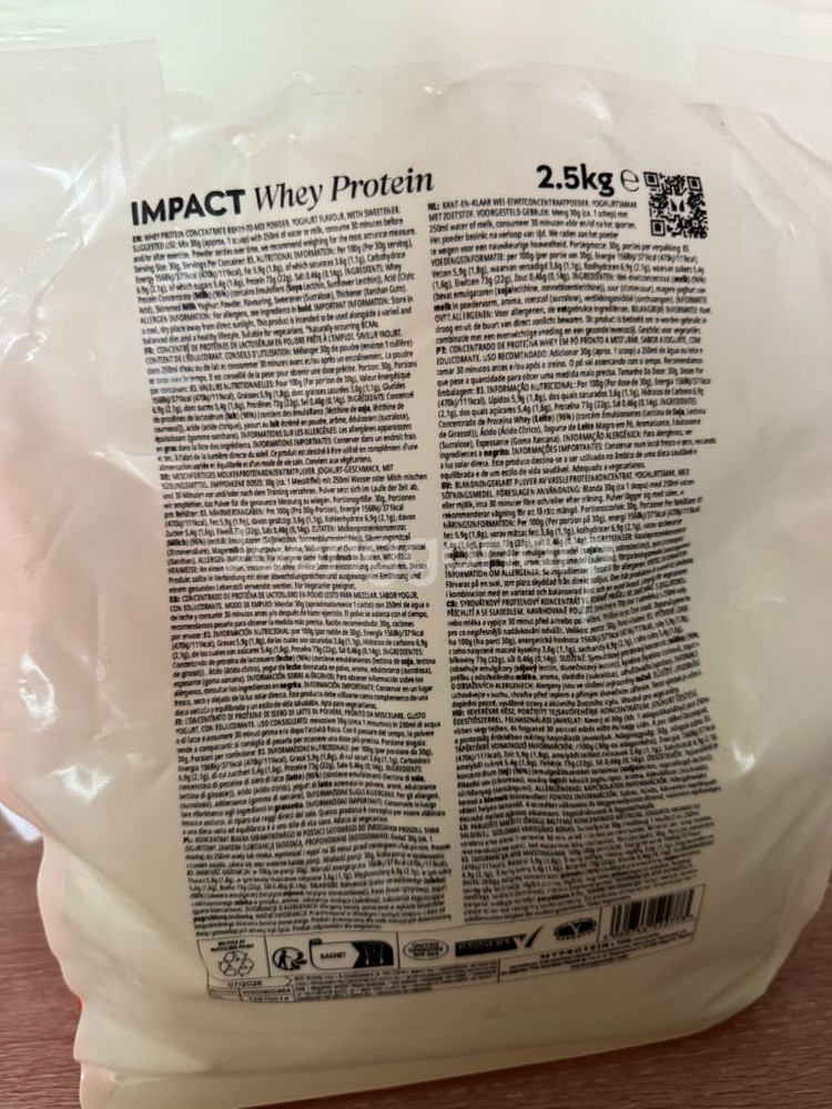 마이프로틴 요거트 2.5kg (택별 6만원)--1