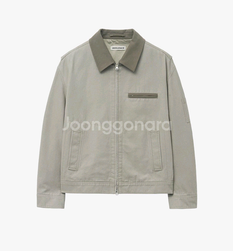 인사일런스 25SS 콘트라스트 워크 자켓 BEIGE--2