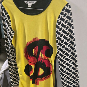 DVF 앤디워홀 콜라보 티셔츠 새제품