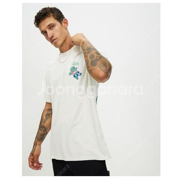 새상품 정품 스투시 돌리 반팔티 화이트/블랙 S~XL--9