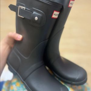 끌올헌터 250 레인부츠 블랙 숏 새상품입니다. (장화