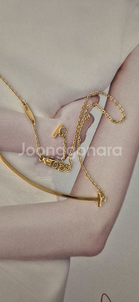 18k 트렌디 목걸이--0