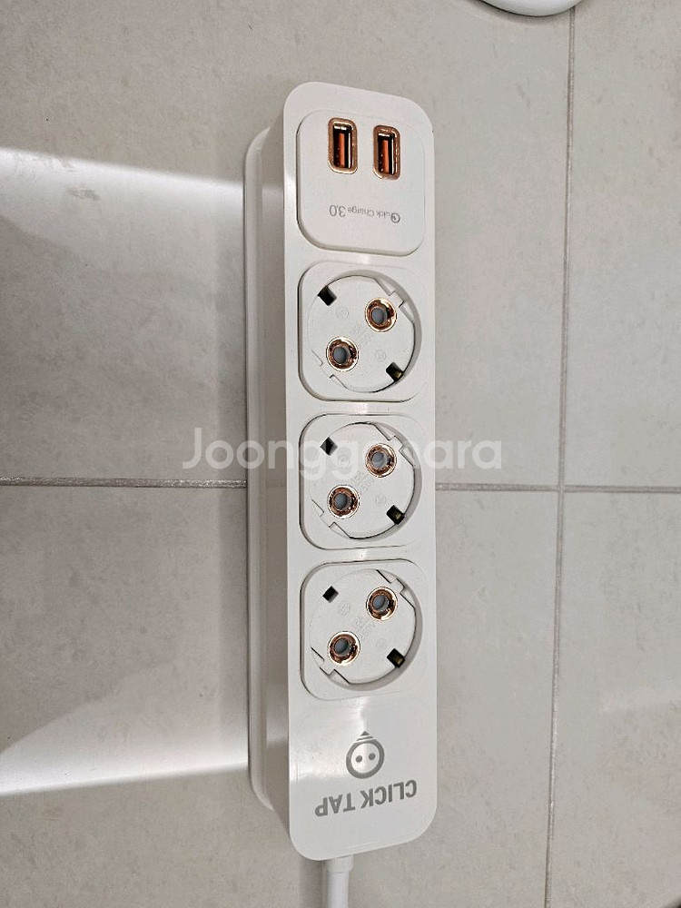 부엉이 클릭탭 멀티탭 USB 3구 3m, 2구 1.5m--1