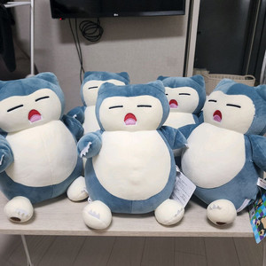 포켓몬센터 정품 변신! 잠만보 메타몽인형