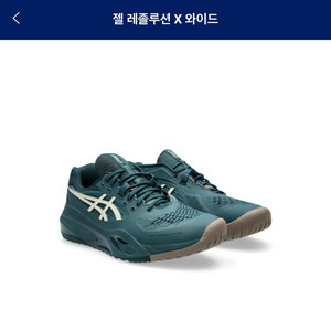 아식스 젤레졸루선x 와이드 295