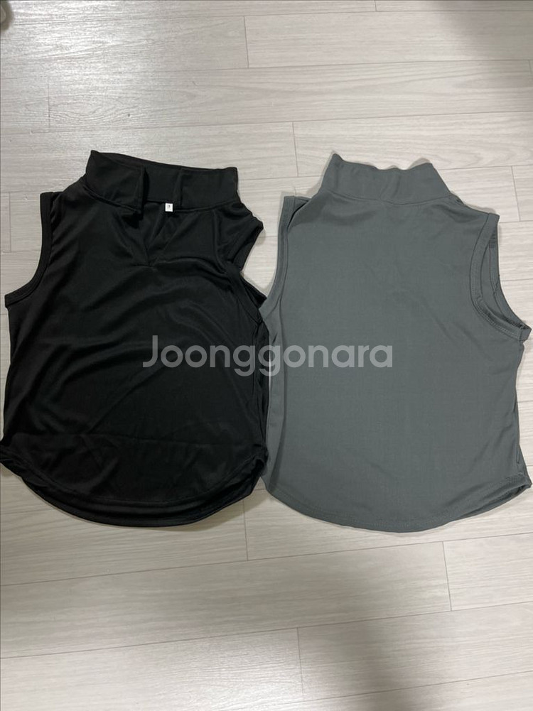 민소매 나시 (검정,회색)--2