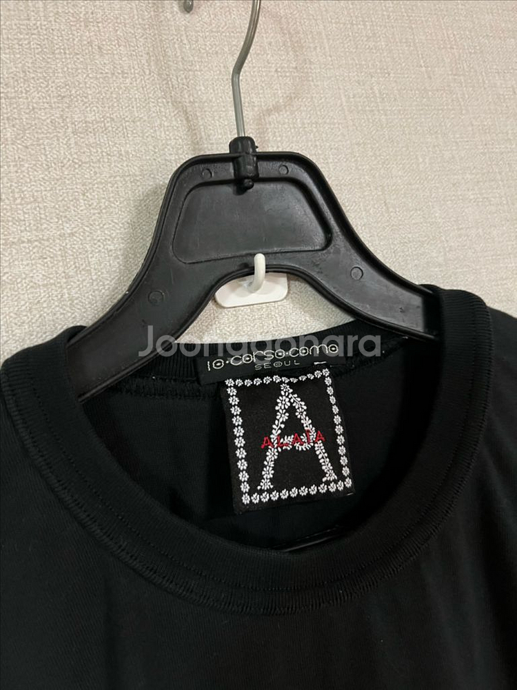10꼬르소꼬모 알라이아 ALAIA 프린팅 티셔츠 반팔티--2