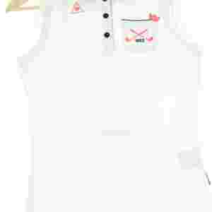 W(XS) 르꼬끄 반팔 카라 티셔츠 민소매 골프