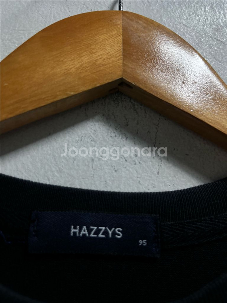95 HAZZYS 헤지스 스판 반팔티--3