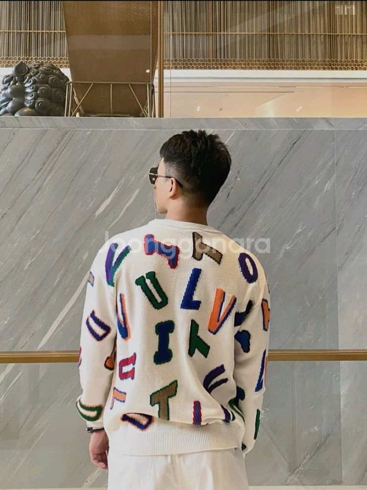 루이비통 NBA 레터스 크루넥--4