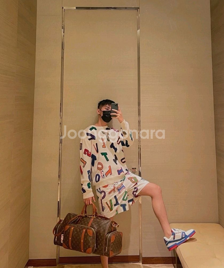 루이비통 NBA 레터스 크루넥--8