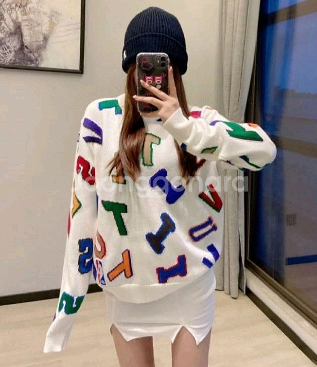 루이비통 NBA 레터스 크루넥--5