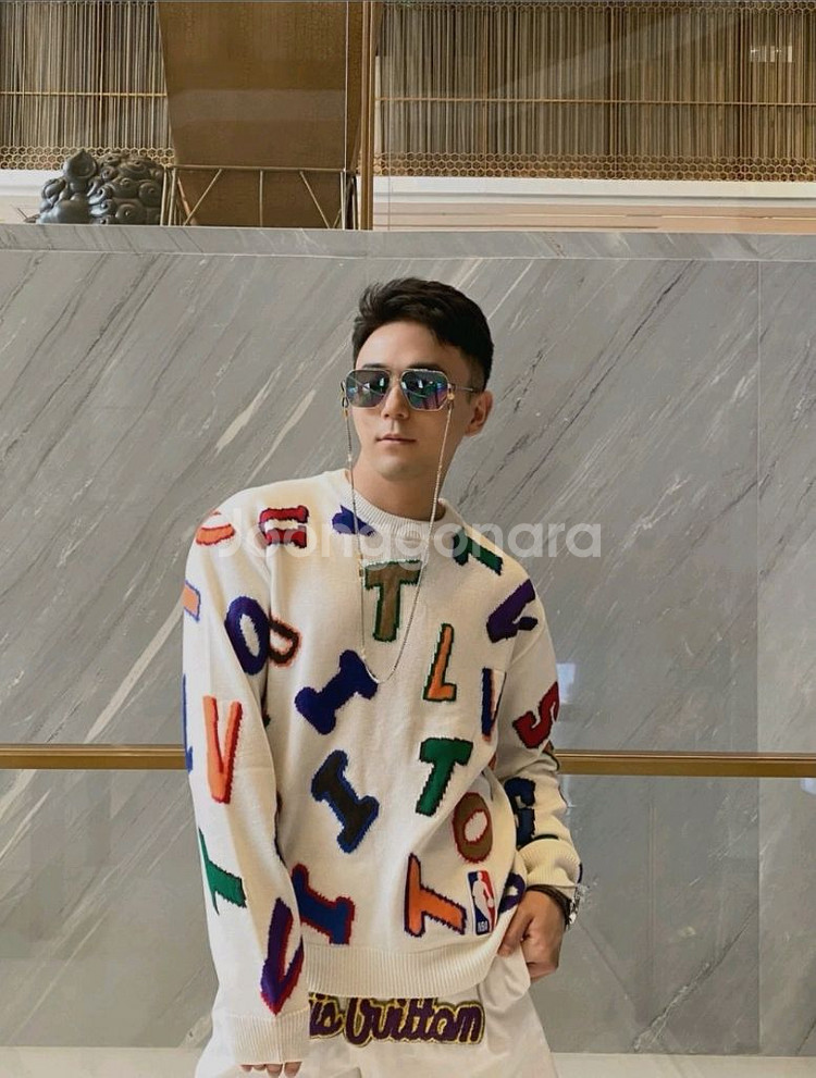 루이비통 NBA 레터스 크루넥--3