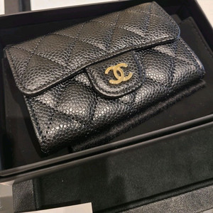 샤넬 클래식 똑딱이 카드지갑