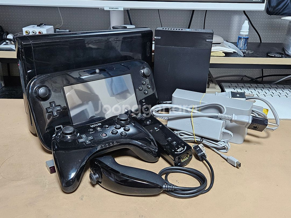 닌텐도 Wii U 블랙 풀셋--0