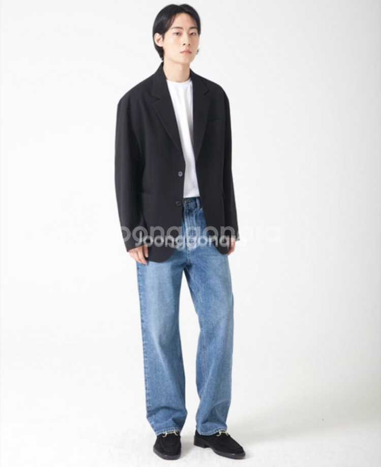 모디파이드 오버핏 블레이저--2