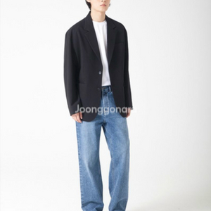 모디파이드 오버핏 블레이저