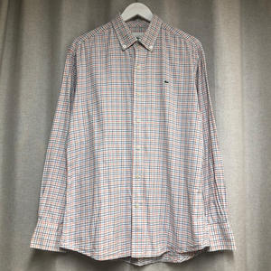 LACOSTE 라코스테 슬림핏 체크 셔츠 size 42
