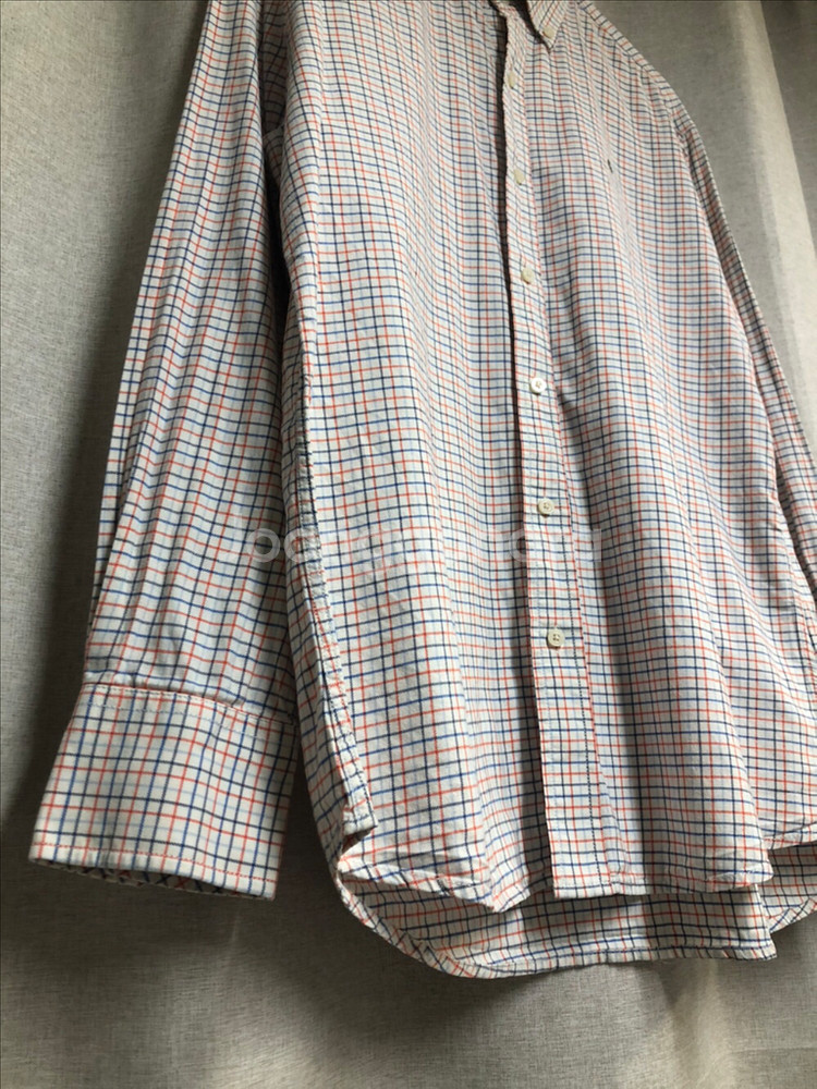 LACOSTE 라코스테 슬림핏 체크 셔츠 size 42--2