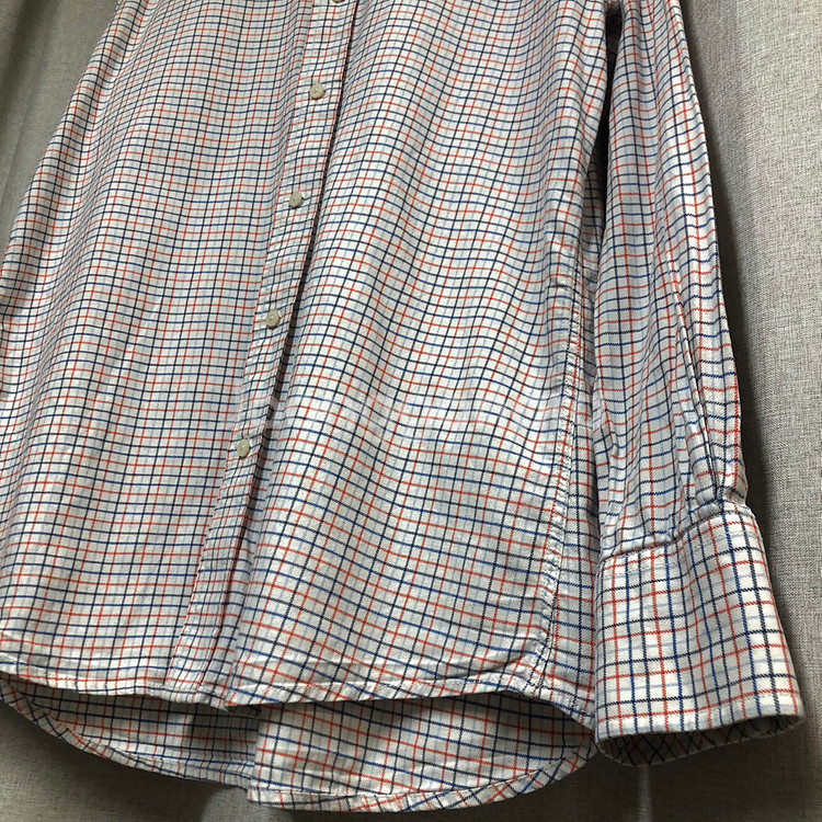 LACOSTE 라코스테 슬림핏 체크 셔츠 size 42--3