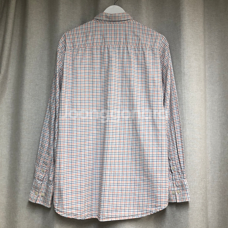 LACOSTE 라코스테 슬림핏 체크 셔츠 size 42--4
